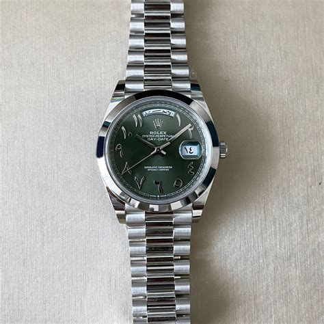 rolex green arabic dial|rolex watch with arabic numbers.